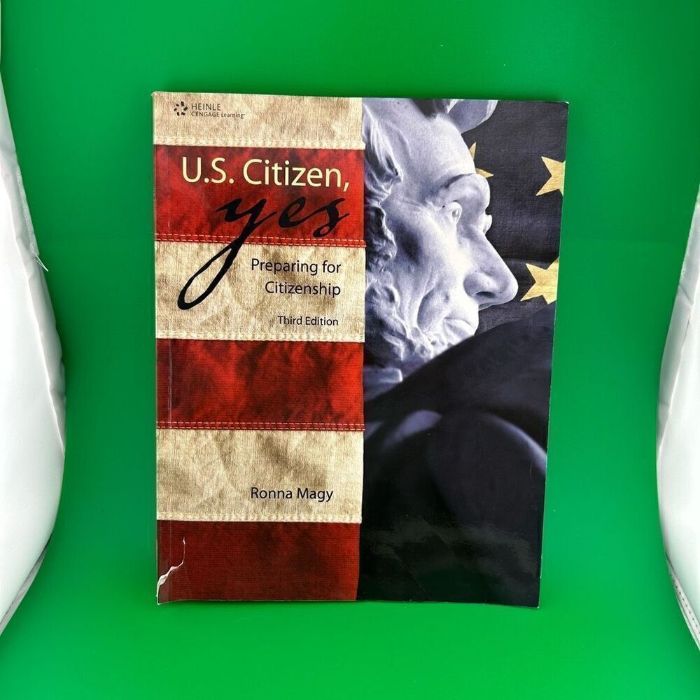 U.S. CITIZEN, YES By Ronna Magy Some Wear on Cover Test Preparation Book